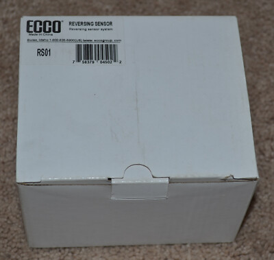 Ecco Warning Lights Gemineye Ultrasonic Reversing Sensor RS01 Includes 4 Sensors