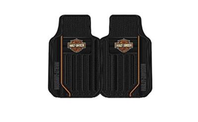 PLASTICOLOR 001653R01 Harley Elite Series B & S Orange Floor Mats, Floor Mats ()