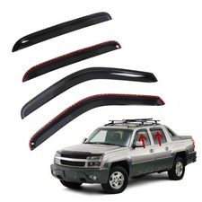 4x Window Vent Visor Rainsun Shade Guard For 02-06 Avalanchesuburban 15002500