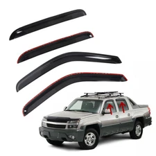 4x Window Vent Visor Rain/Sun Shade Guard For 02-06 Avalanche/Suburban 1500/2500