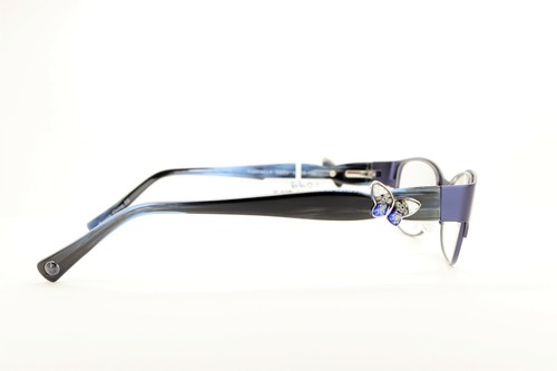 MILLEFIORI FARFALLA in Blueberry 51-16-135 Eyeglass Frames Flex Hinges A73 - Picture 3 of 12