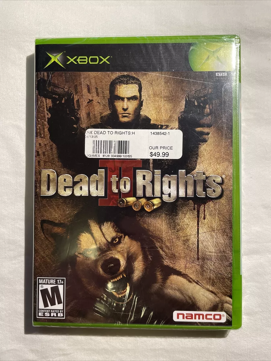 Dead to Rights II Microsoft Xbox 2005 Brand New Sealed Orginal Xbox Game