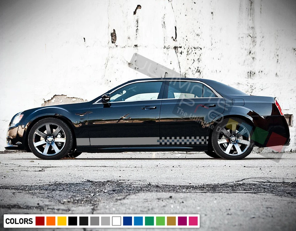 2x Calcomanía Adhesiva Rayas Kit Para Chrysler 300 Brazo Tune Carrera Escape Turbo Ventana Foto 3 de 4