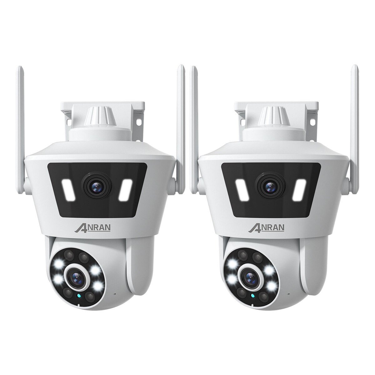 ANRAN 4MP Security Camera WiFi IP Dual Lens 360° PTZ Audio Home