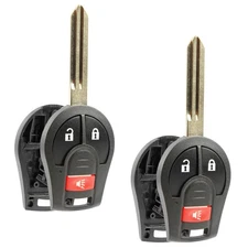 2 Key Fob Remote Shell Case Replacement for Nissan Rogue CWTWB1U751