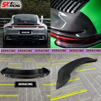 Forge/Carbon Fiber/Unpainted Rear Spoiler Wing For Porsche 911 992 Carrera 20-24
