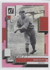 2022 Panini Donruss Variation Holo Pink Babe Ruth (Throwing) #229 HOF 0ju0
