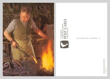 Vintage Postcard - The Village Blacksmith at Work - Unposted