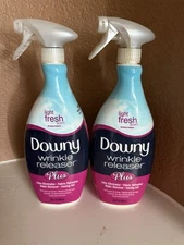 (2) Downy Wrinkle Releaser Fabric Refresher Static Remover