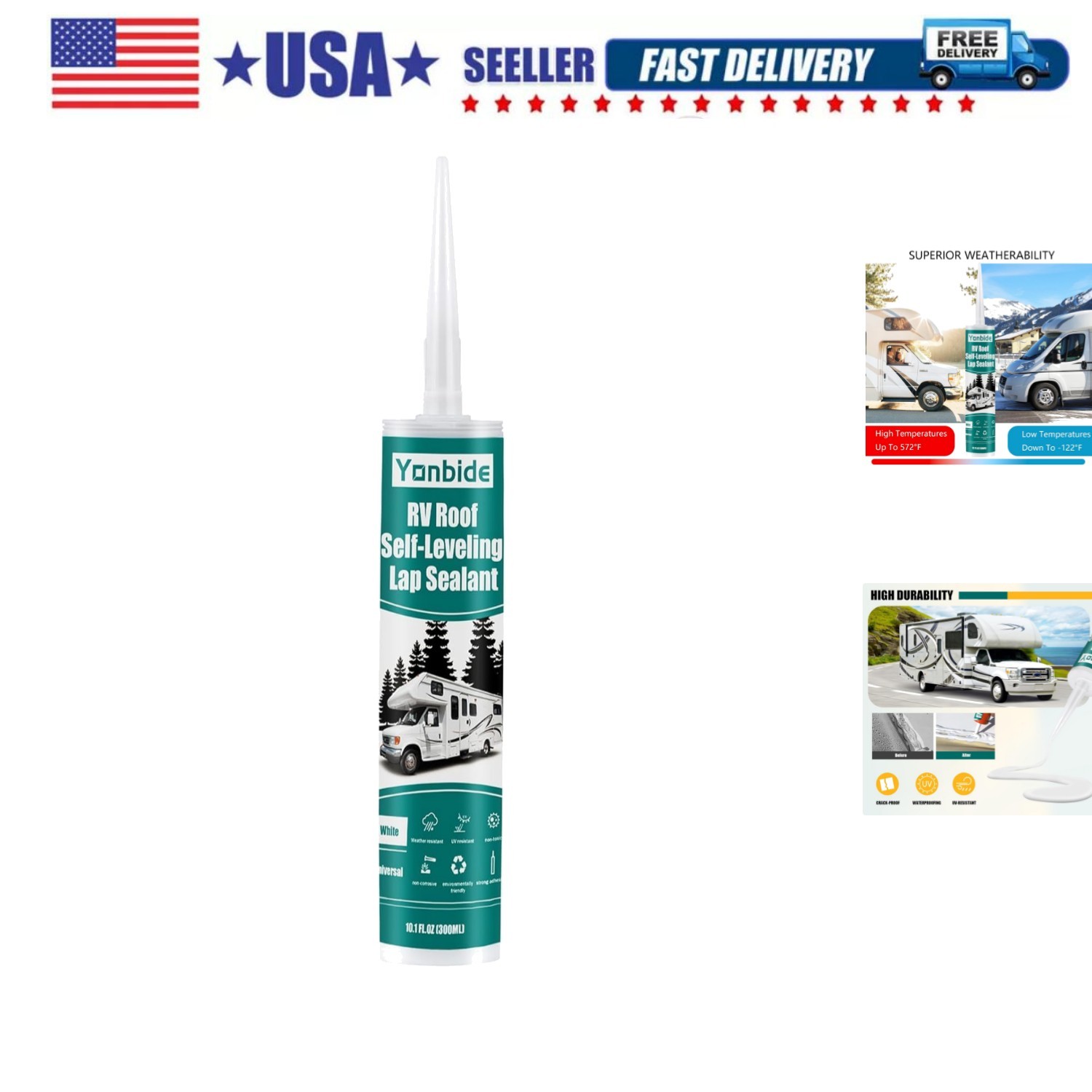 Silicone Caulk Silicone RV Roof Sealant Waterproof Sealant Adhesive Caulking ...