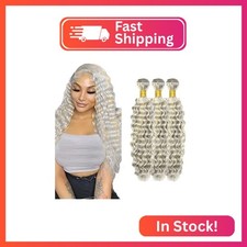 PGrey613 Blonde Bundles Human Hair Deep Wave Bundles Human Hair 18 20 22 Inch Ne