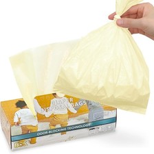 Odor-Sealing Dirty Diaper Trash Bags - Disposable Bags - 90 Count Medium 