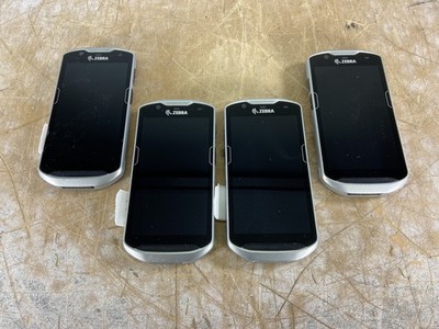 (LOT OF 4) ZEBRA TC52 (TC520K) MOBILE COMPUTER SCANNER - (FOR PARTS)