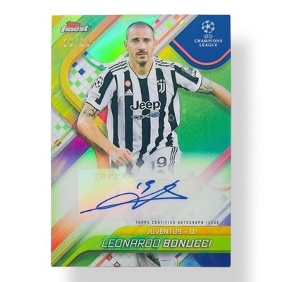 Leonardo Bonucci  /99 Auto Topps Finest UCC Set 2024/25 Autograph No PSA