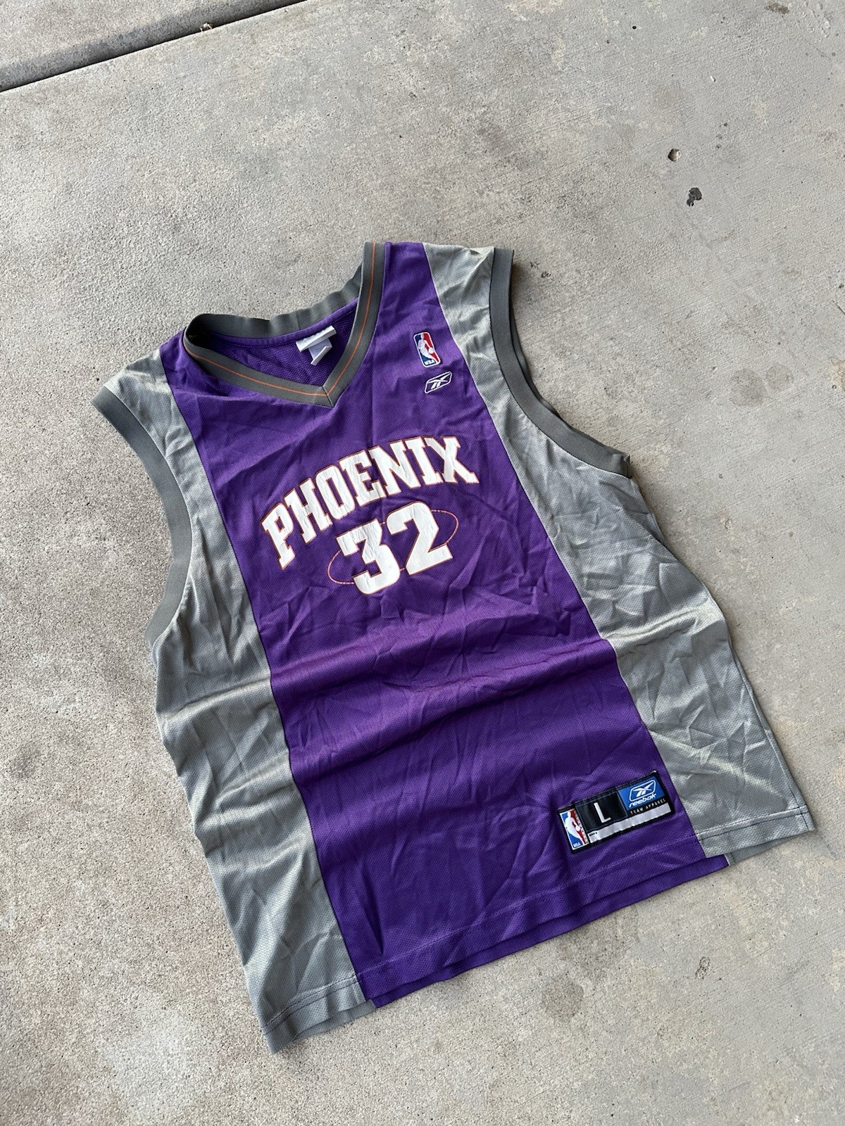 Y2K Reebok Phoenix Suns Amari Stoudemire Jersey Size Large NBA Basketball