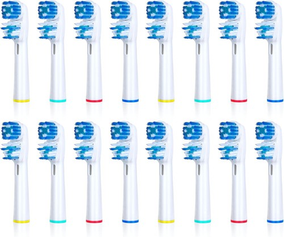 #ad Oral B Dual Clean Replacement Brush Heads 16 Pack for Braun Electric Toothbrush $27.28