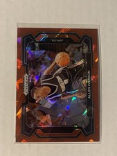 2024 Panini Prizm Draft Picks Allen Iverson #33 Red Cracked Ice