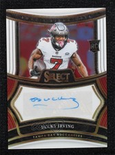 2024 Panini Select Rookie Signatures White Prizm 35/35 Bucky Irving #RSP-BIG 3s8