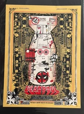 Deadpool – Gold Variant by EJR – Fine Art Print (13/28)