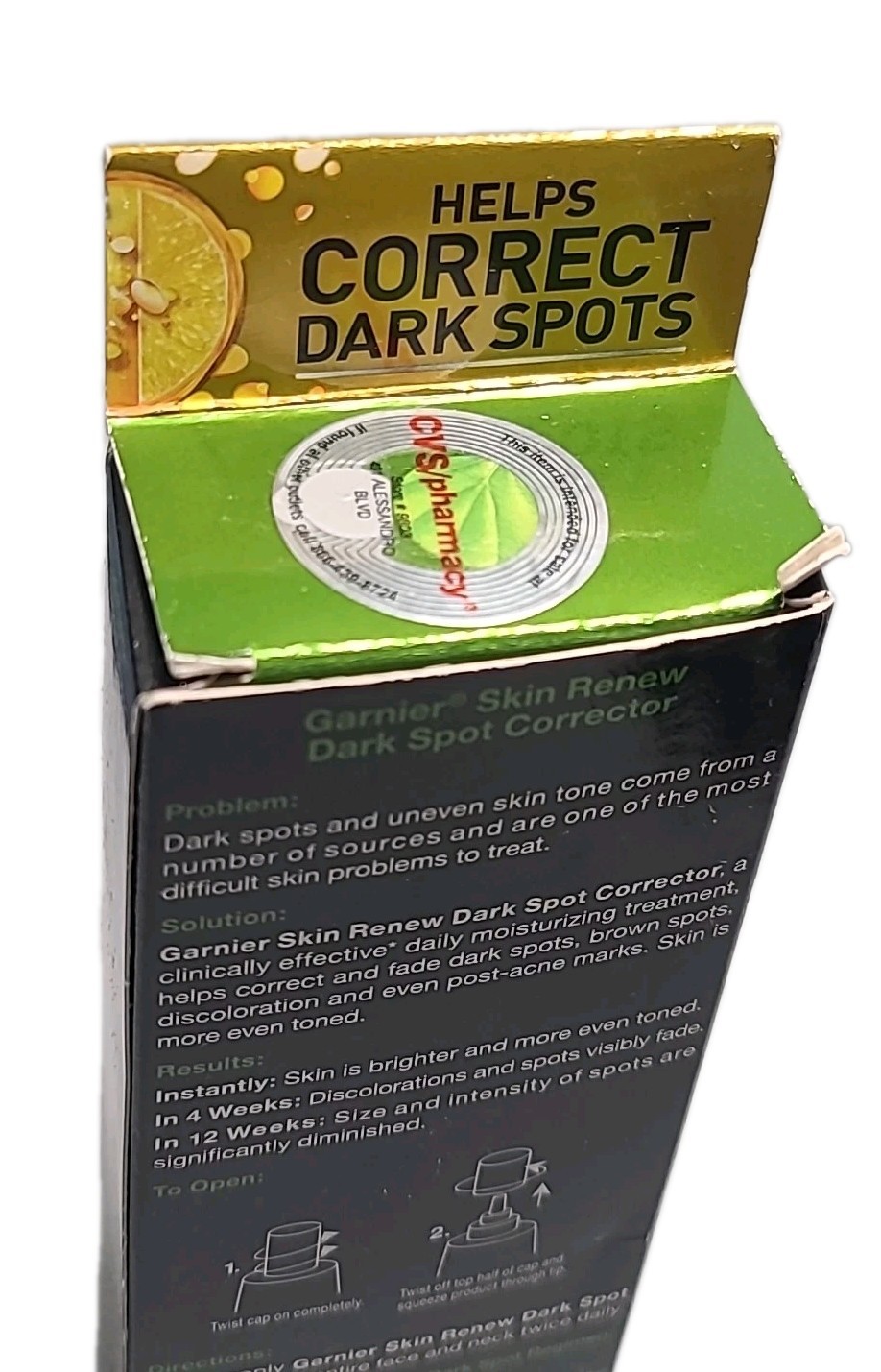 Garnier Skin Renew DARK SPOT CORRECTOR Daily Moisturizer 1.7 oz Dark & Age Spots