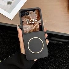 Slim Shockproof Leather Magnetic Case For Motorola Razr Ultra 2025/Razr+ 2025