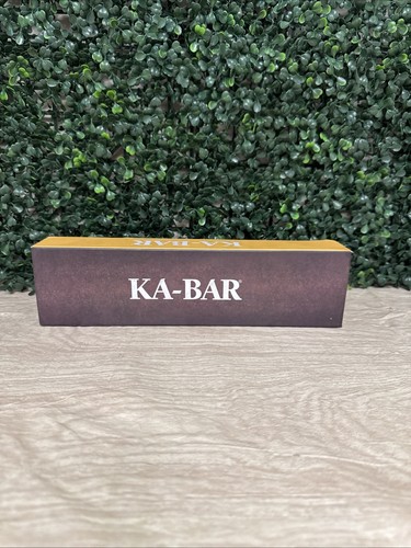 KA-BAR 1217 Full Size USMC Fighting Knife 7” Plain Blade w/ Sheath