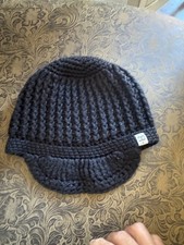 DC Shoes Youth Winter Beanie Black Knitted Hat Cap One Size Youth Size A16