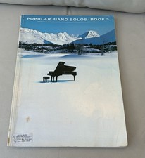 Popular Piano Solos Book 3 Paperback by Wise Publications VGC