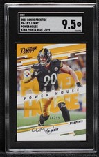 2022 Prestige Power House Xtra Points Blue 1/299 TJ Watt SGC 9.5 Mint+ h3a