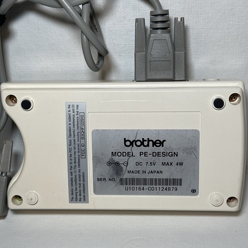 Brother PE Design Serieller Kartenleser / Schreibgerät Stickerei mit RS232 Kabel - Bild 4 von 5