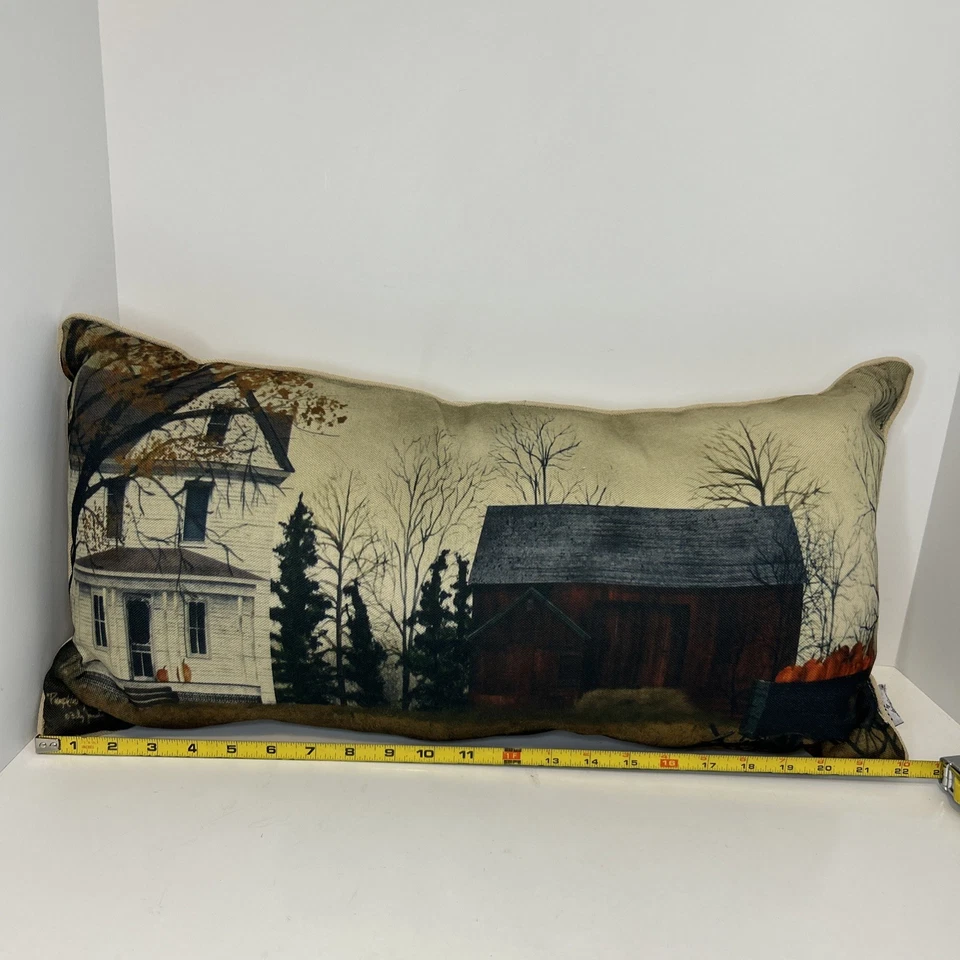 Thro от Marlo Lorenzo «Тыквы на продажу» печать поясничная подушка 23 «X 11» осени - Изображение 2 из 4