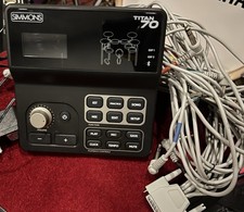 Simmons Titan 70 Drum Module Excellent Condition T70M W/ Power Supply Cable