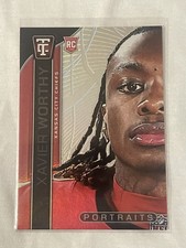 2024 Panini Totally Certified Portraits Xavier Worthy RC No. 7 Mirror