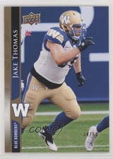 2021 Upper Deck CFL Gold 34/50 Jake Thomas #159 l5j