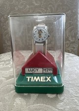 Vintage Timex White Strap Lucy Character Watc...