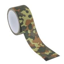 Camouflage Tape 2" x 5.5 Yards, Self Adhesive Camo Tape Wrap, Dark Camo