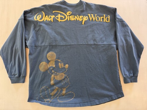 Walt Disney World 50th Anniversary Spirit Trikot Shirt Erwachsene XXL blau gold