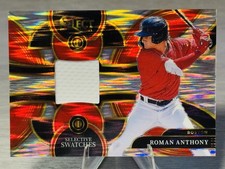 🔥⚾️ROMAN ANTHONY 2024 Panini Select Selective Swatches Flash Prizm #RED SOX⚾️🔥