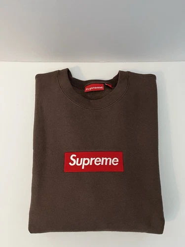 Sweat col rond Supreme FW22 logo boxe