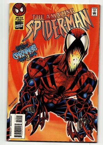 The Amazing Spider-Man #410 Marvel Web of Carnage Direct Edition 1996