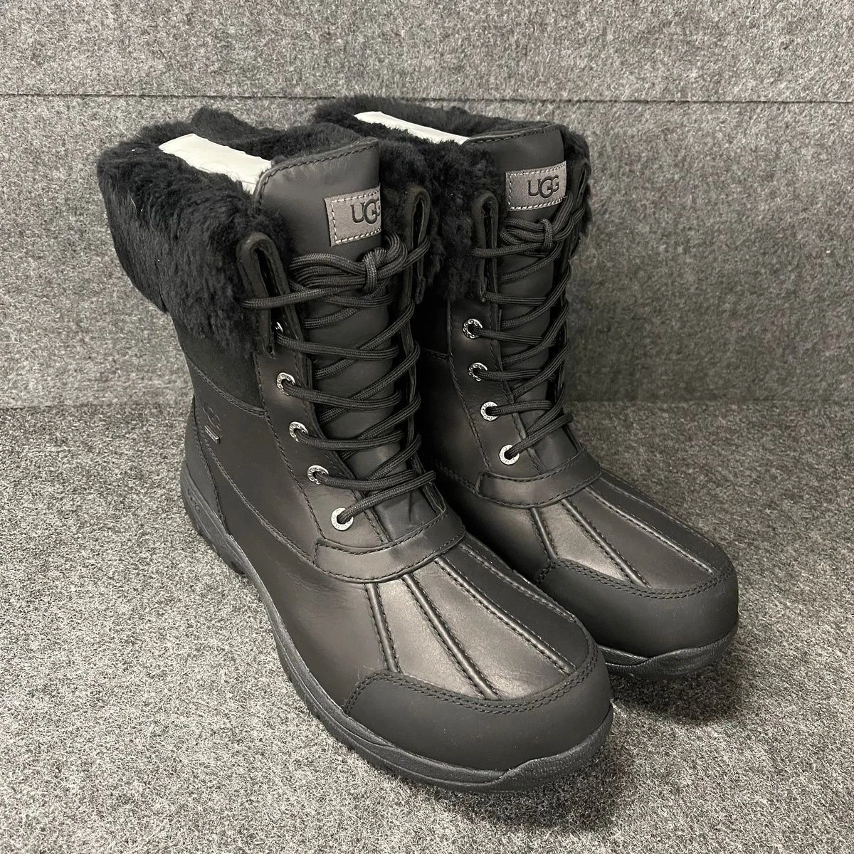 UGG Butte Waterproof Snow Boot Men's Size US 10.5 Black