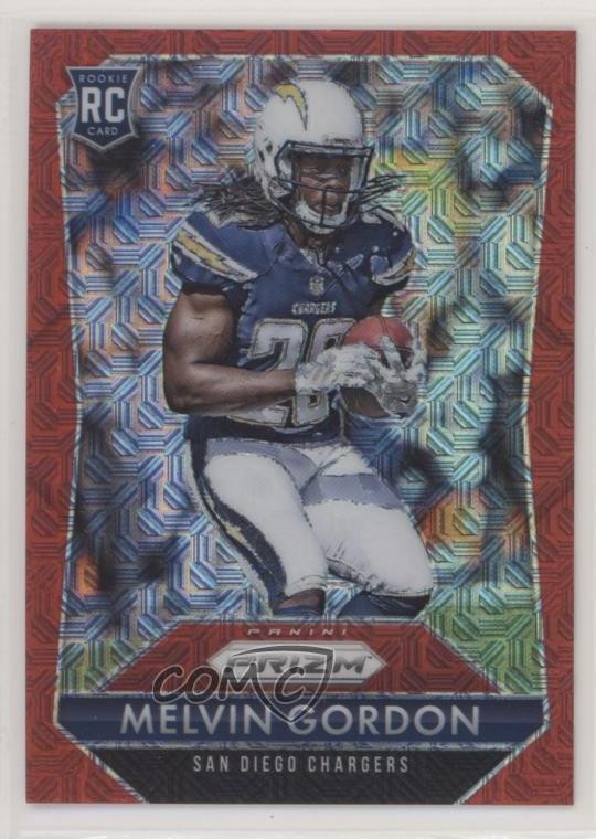 2015 Panini Prizm Rookies Red Mojo Prizm 14/99 Melvin Gordon #270 01xd