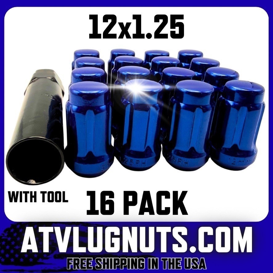 16 Lug Nuts 2025 Kawasaki Ridge 1000 XR Deluxe HVAC Spline Drive
