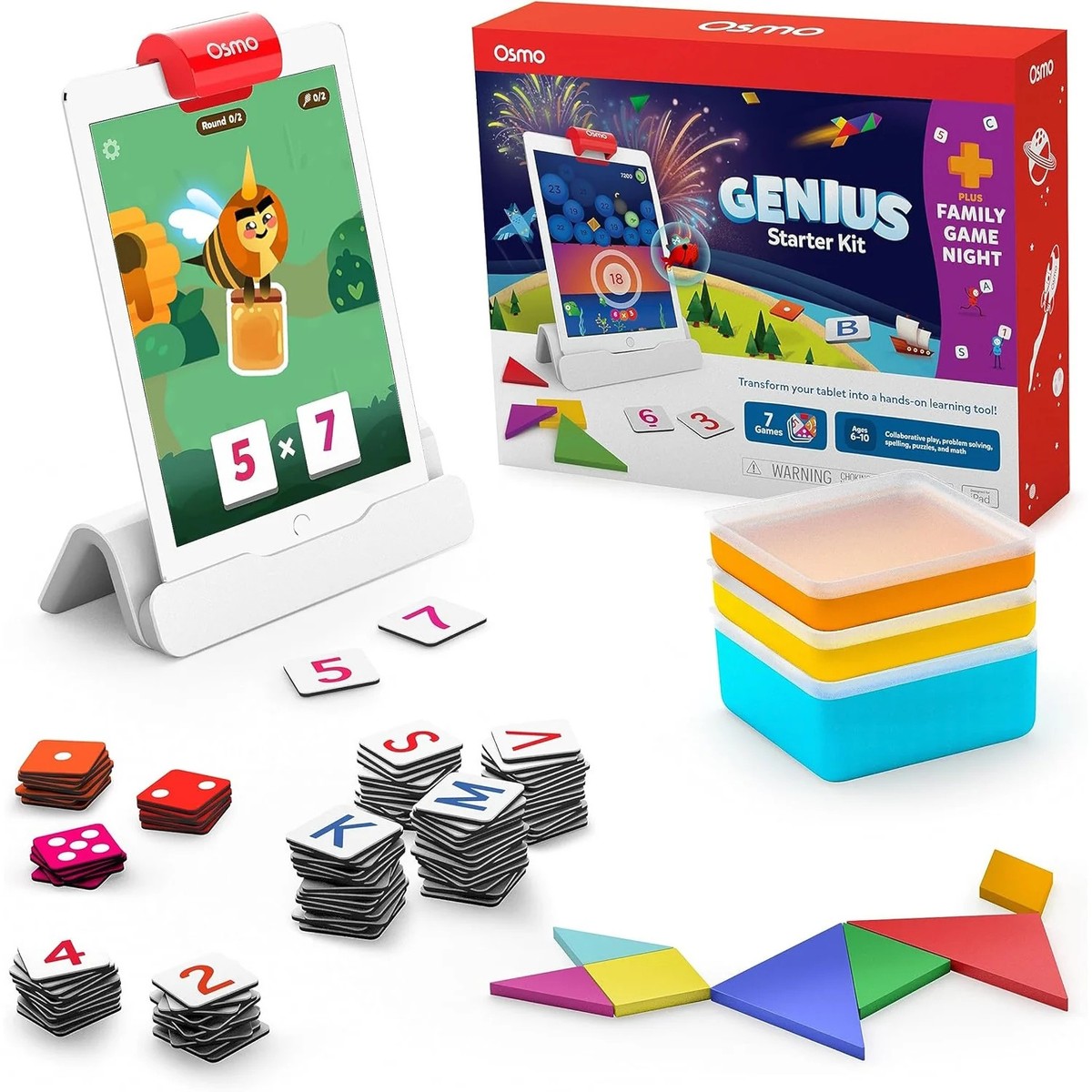 OSMO Genius Starter Kit（新品未使用・未開封） Osmo - Genius Starter Kit for iPad Family Game Night Ages 6-10