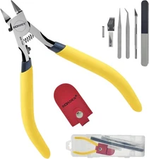 Model Nippers Set Hobby Clippers for Gundam Gunpla Plastic Models Repairing