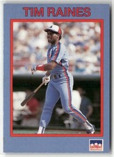 1990 STARLINE LONG JOHN SILVER #39 TIM RAINES MONTREAL EXPOS