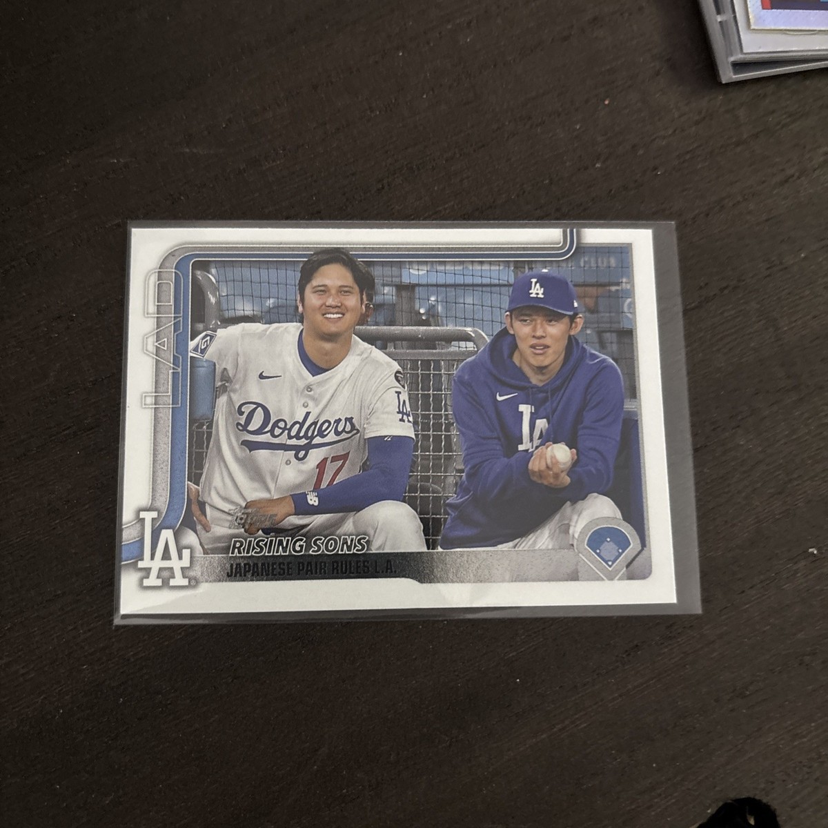 Topps MLB 2025 Ohtani Sasaki Rising Sons US269 Dodgers Trading