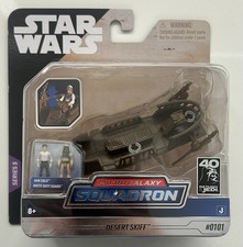 Star Wars Micro Galaxy Squadron Series 5-Desert Skiff- 0101 w Han Solo & Guard