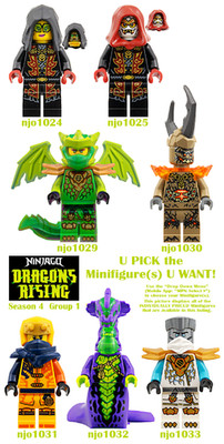 Genuine LEGO U PICK Ninjago DRAGONS RISING SEASON 4 Minifigures Group 1 **NEW**