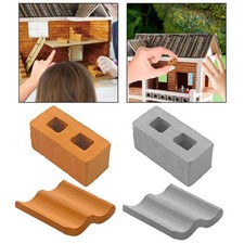 Dollhouse Decor Mini Roof Tiles Realistic Birthday Presents Model Building for